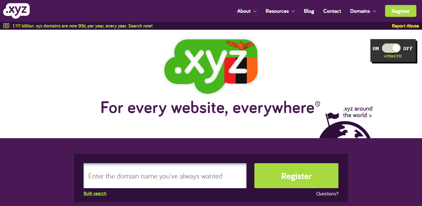 Bagus atau Tidak Menggunakan Ekstensi Domain .XYZ