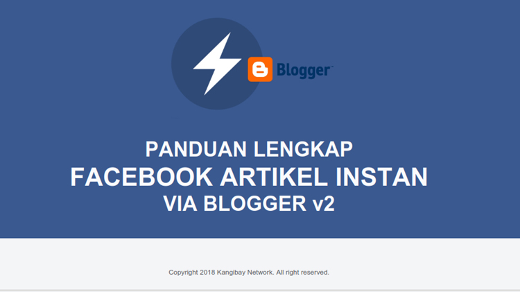 eBook Panduan Lengkap Instant Articles Facebook untuk Blogger